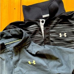 Under armor boys collared shirt